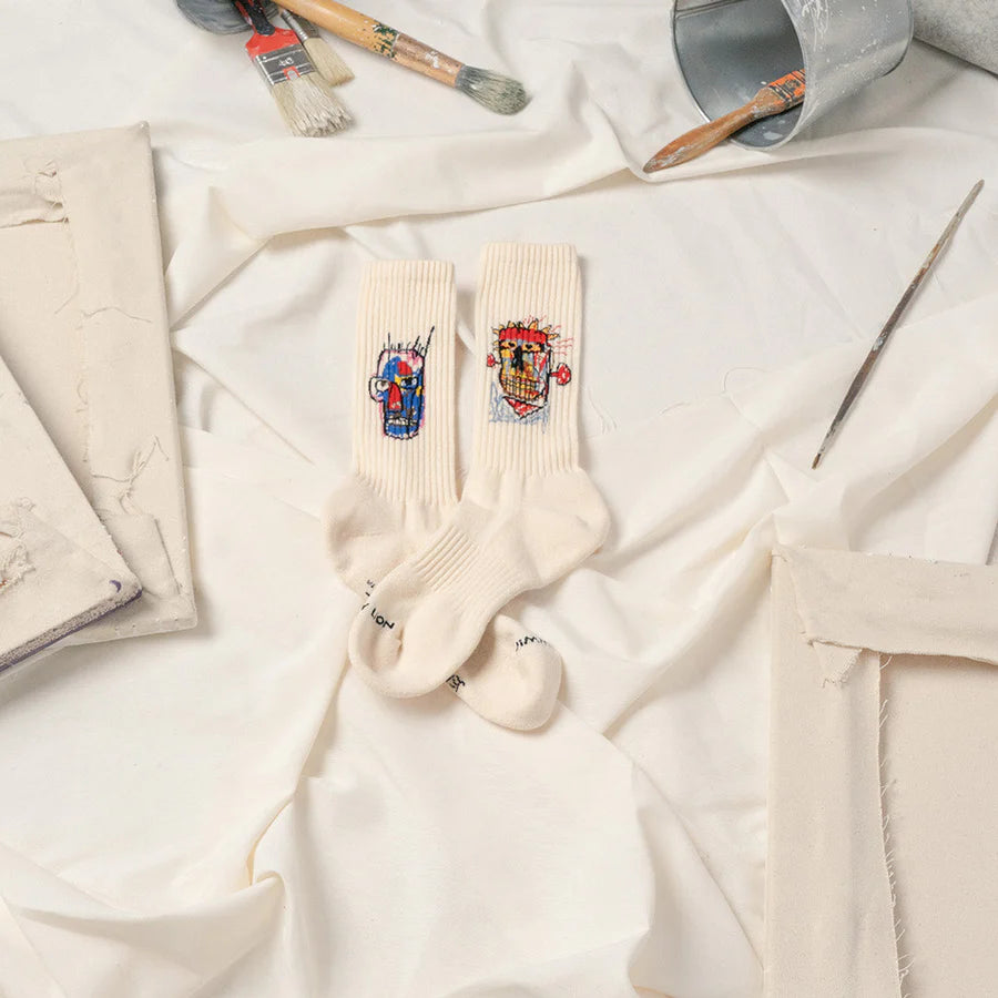 Athletic Basquiat HEADS 1982 Socks
