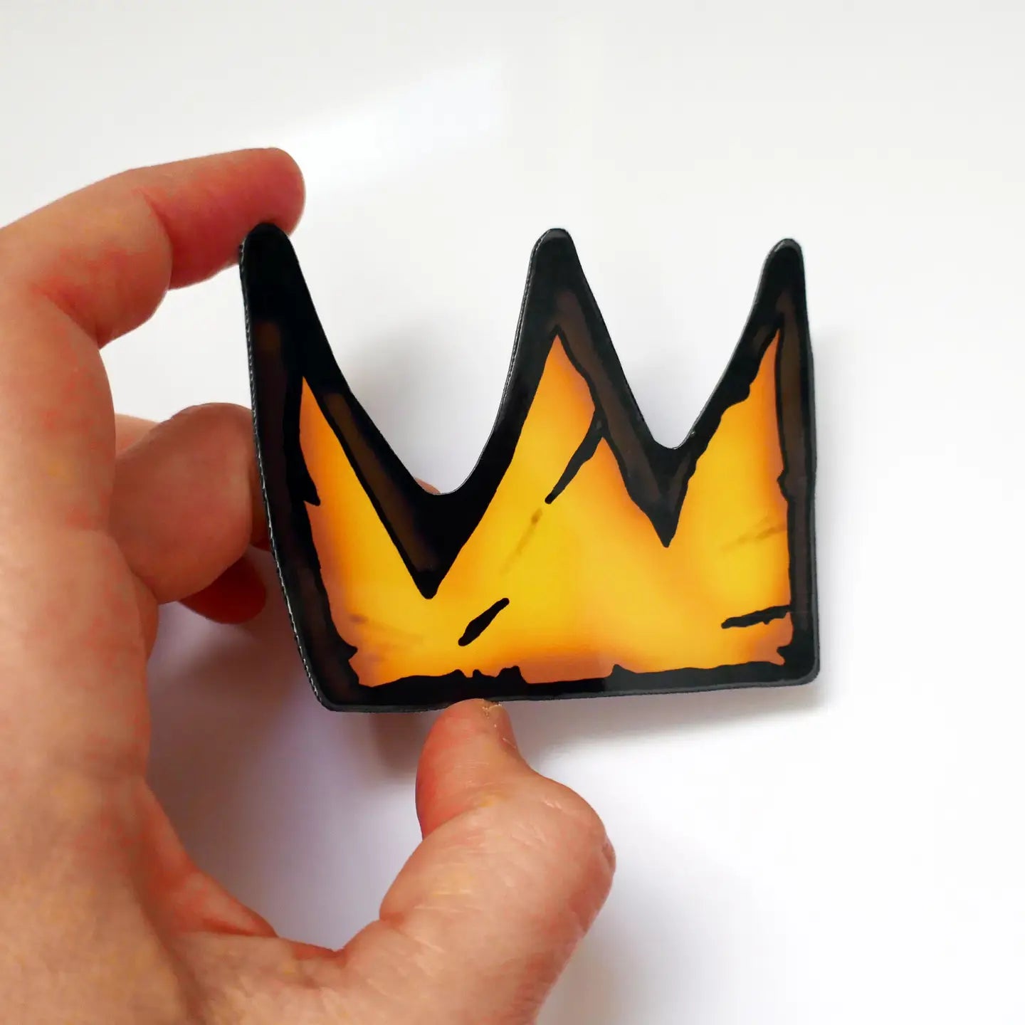 Basquiat-Inspired Crown Magnet