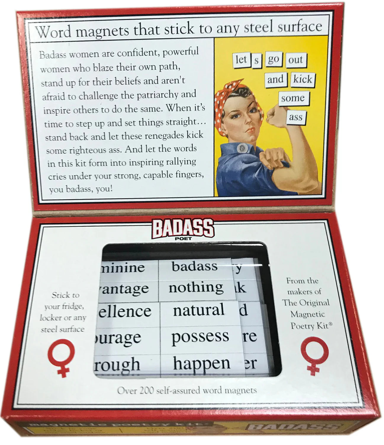 Badass Poet Magnetic Poetry Kit