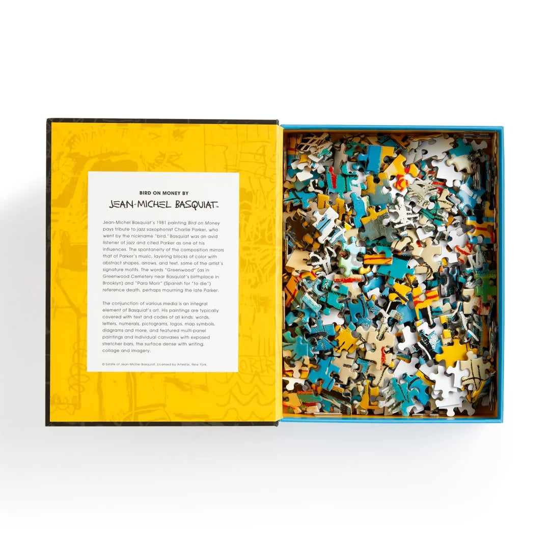 Basquiat Bird on Money Book Puzzle - 500 Piece