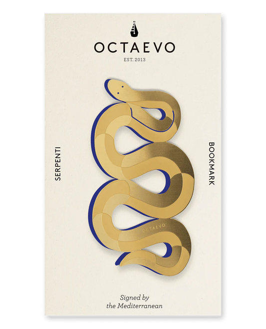 Octaevo Brass Serpenti Bookmark
