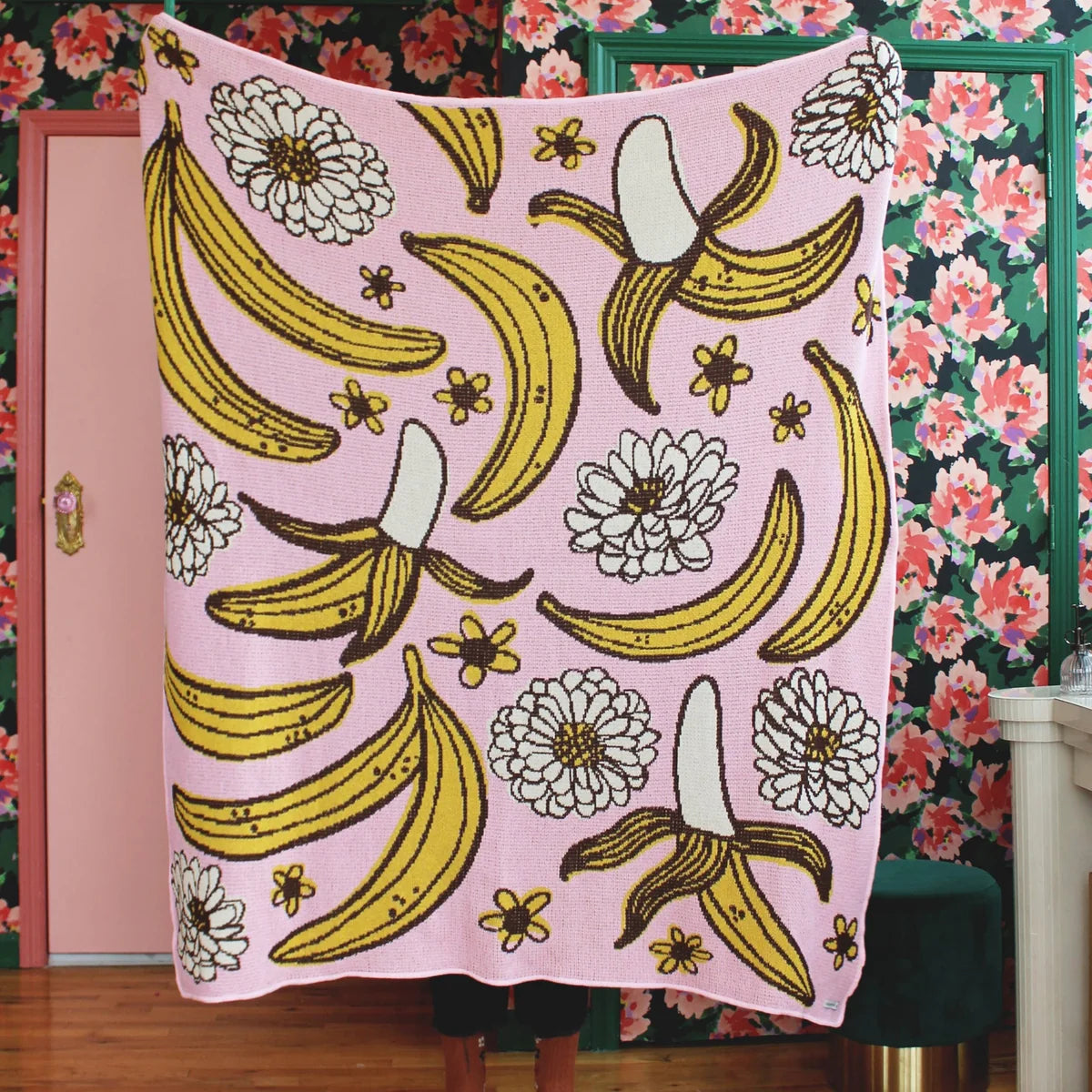 Banana Jam Knit Blanket