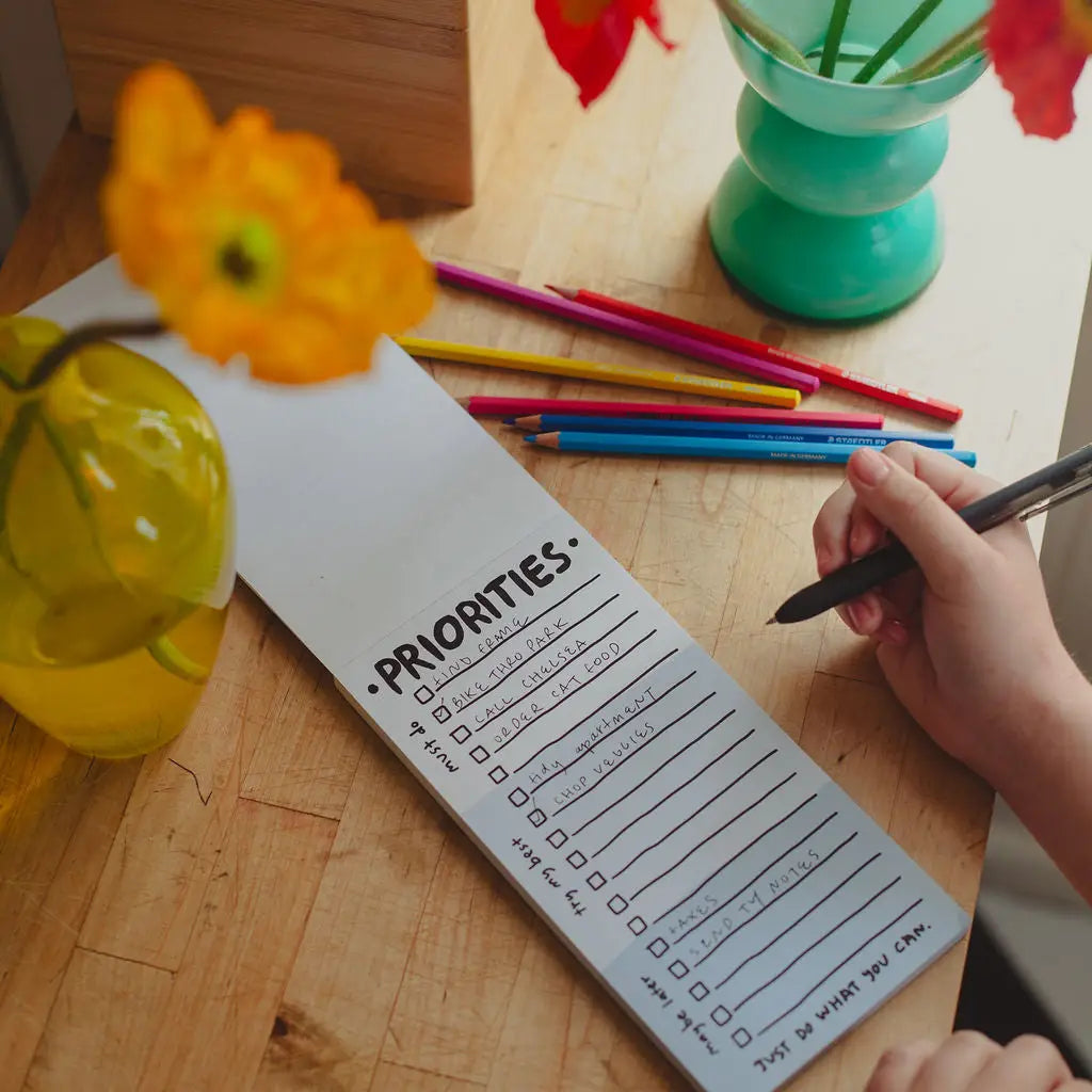 Priorities Notepad