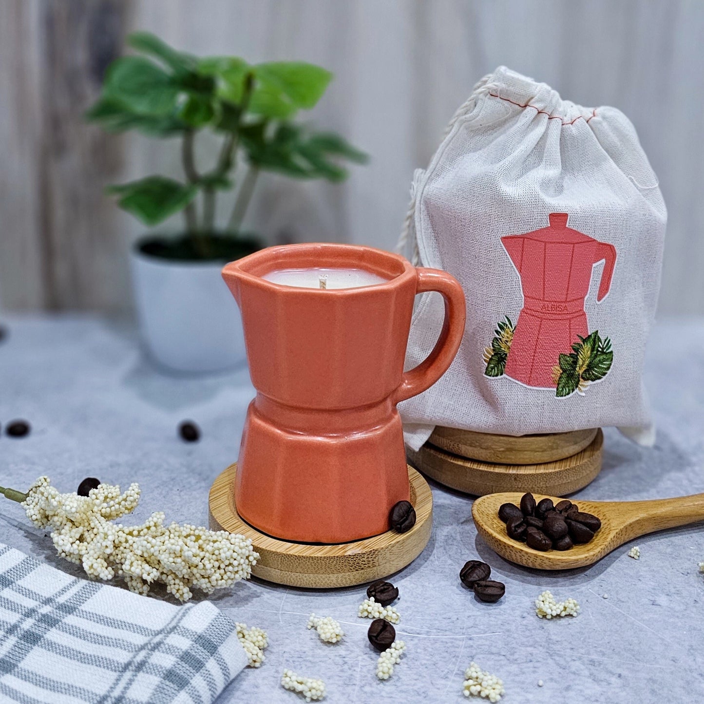 Small Cafetera Candles