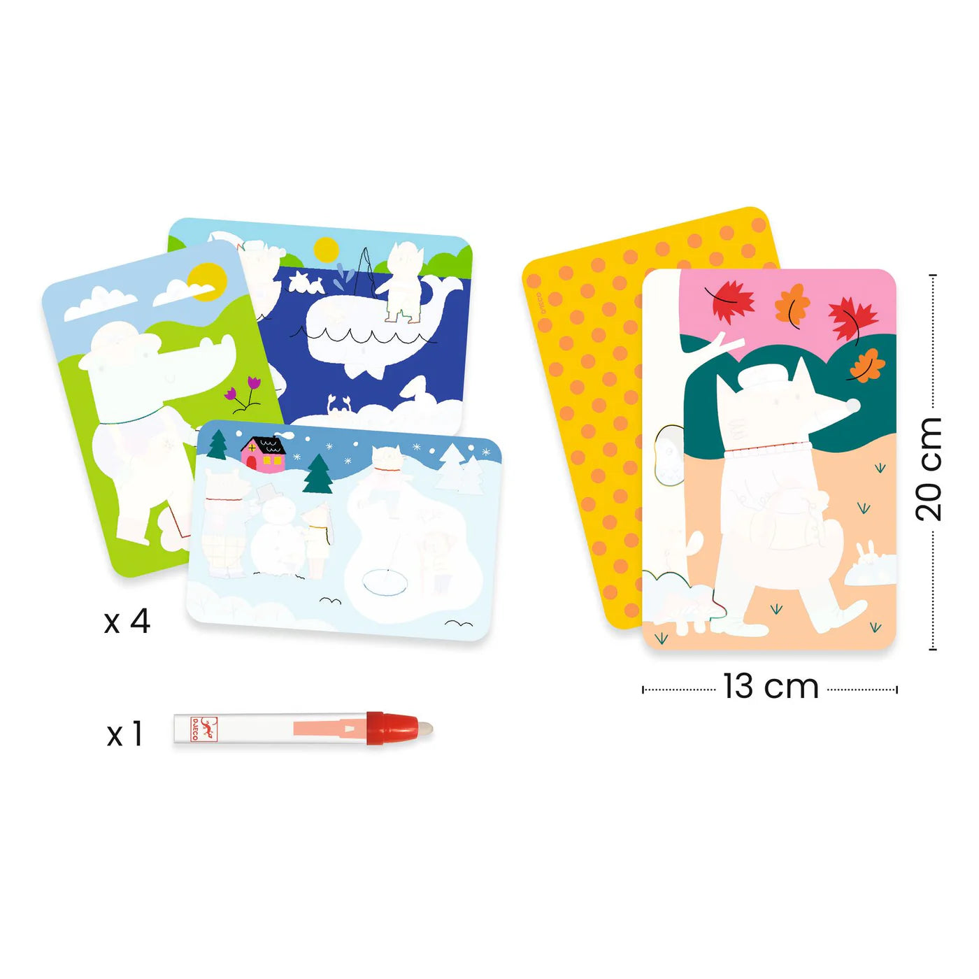 Magic Coloring - 4 Seasons
