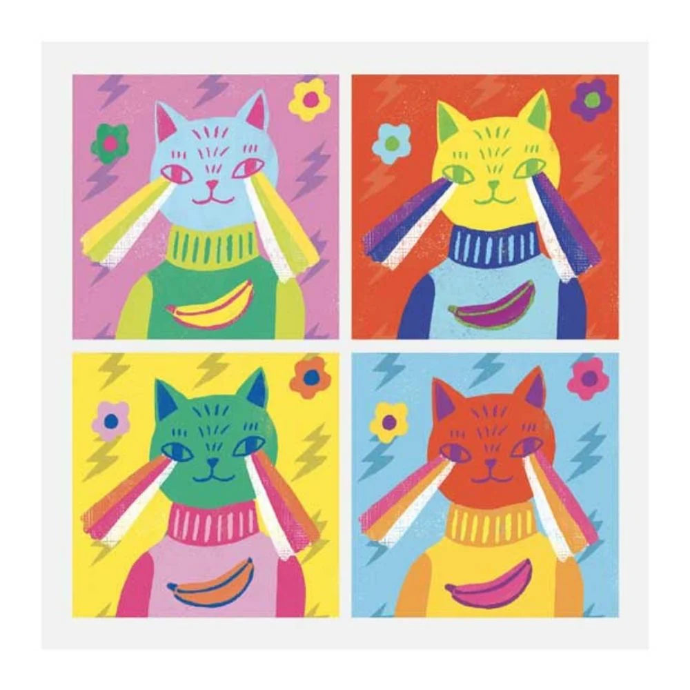 Totally Pop Sticker Collage Art Kit - Inspired by Warhol