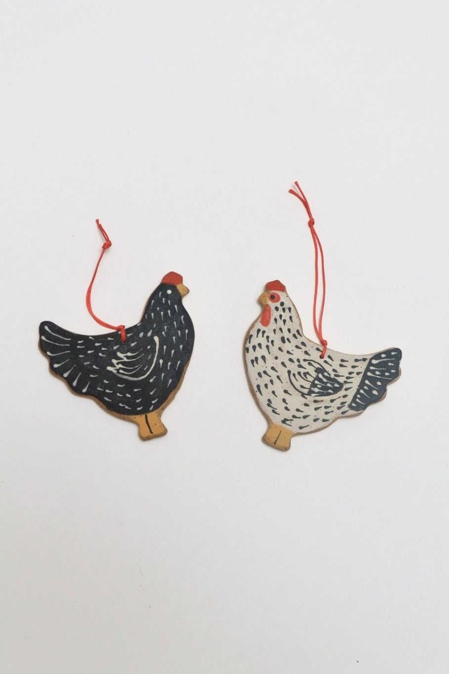 Ceramic Chicken Ornament