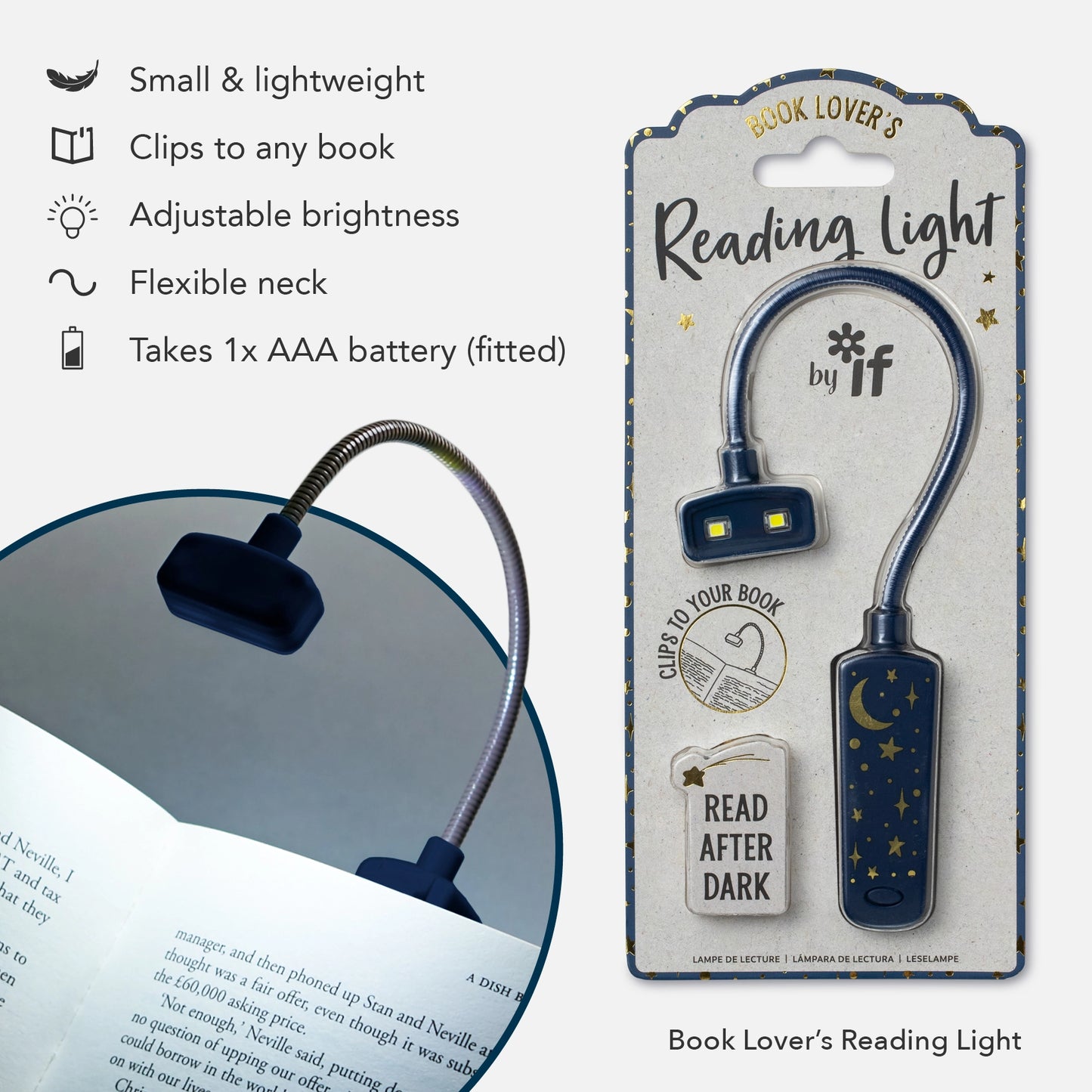 Bookaroo Moon & Star Book Light