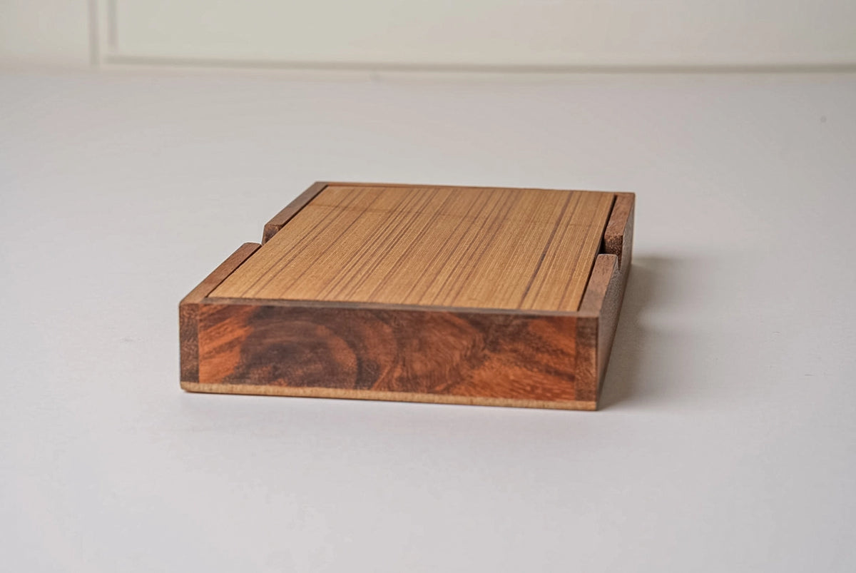 Classic Mango Wood Domino Set