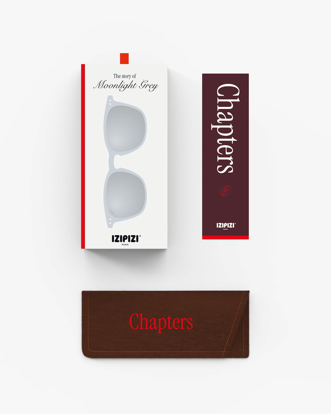 IZIPIZI Chapters Collection Sunglasses - #E Moonlight Grey
