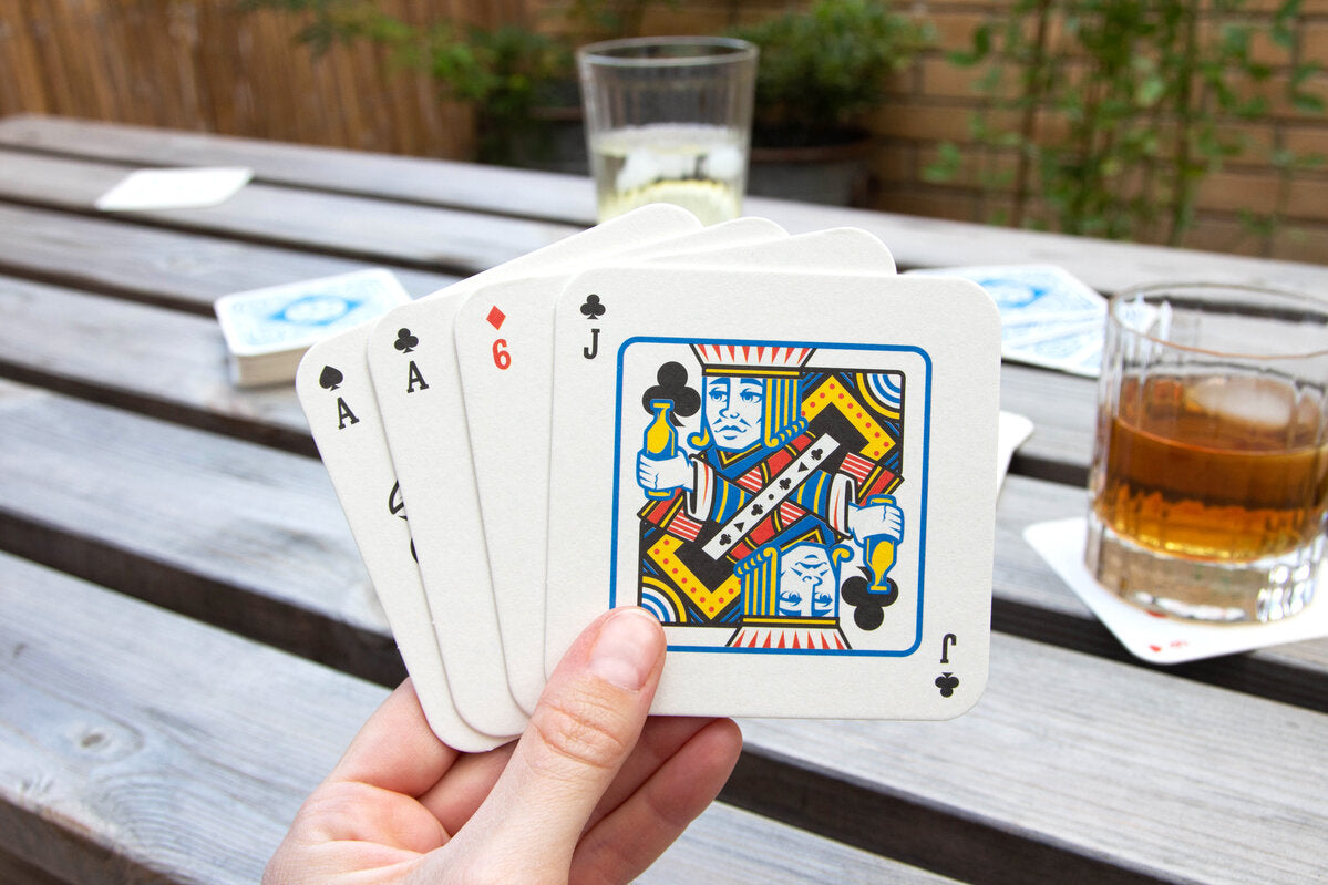 Playing Card Drink Mats