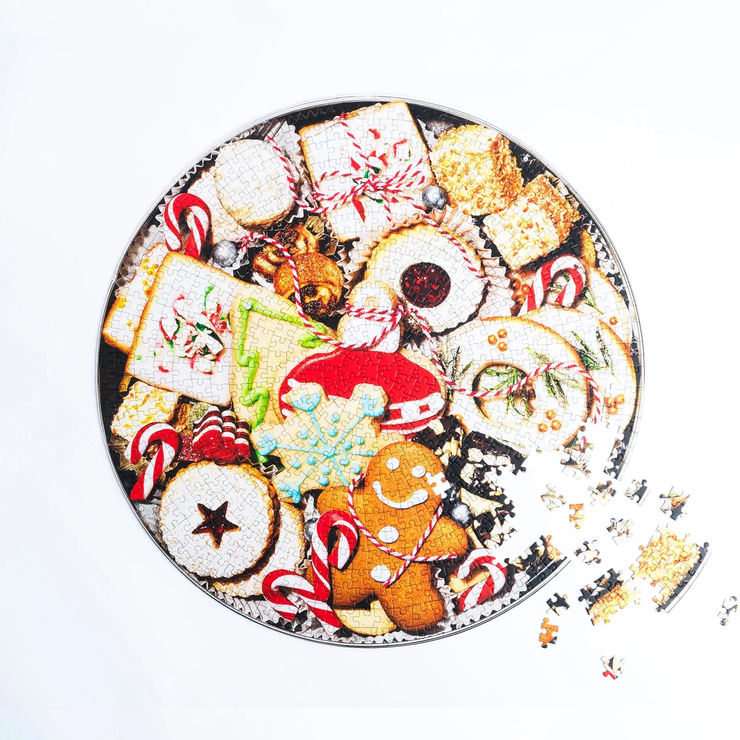 Christmas Cookie Tin Puzzle (750 Pieces)