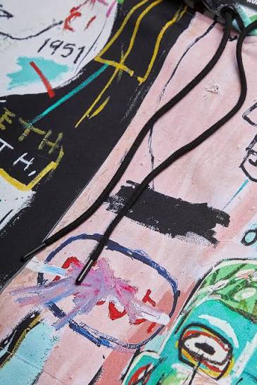 Jean-Michel Basquiat "In Italian" All-Over Print Hoodie