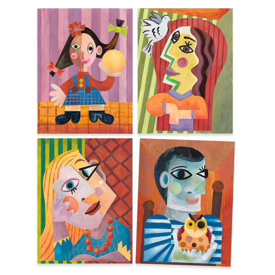 Collage Art Kit - Inspired by Pablo Picasso