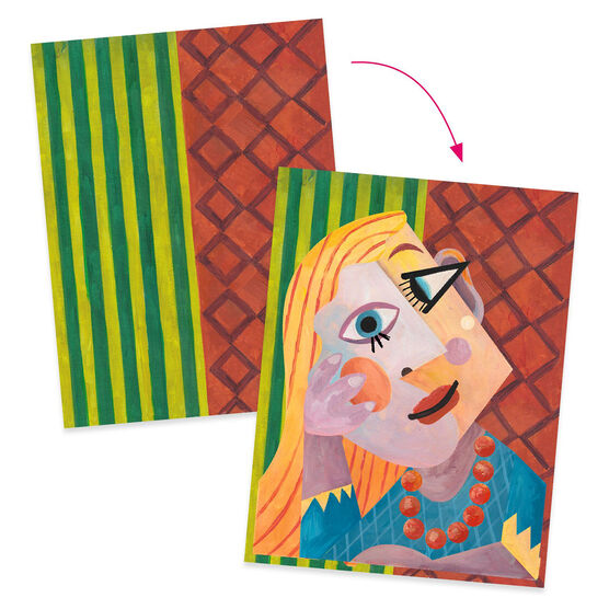 Collage Art Kit - Inspired by Pablo Picasso