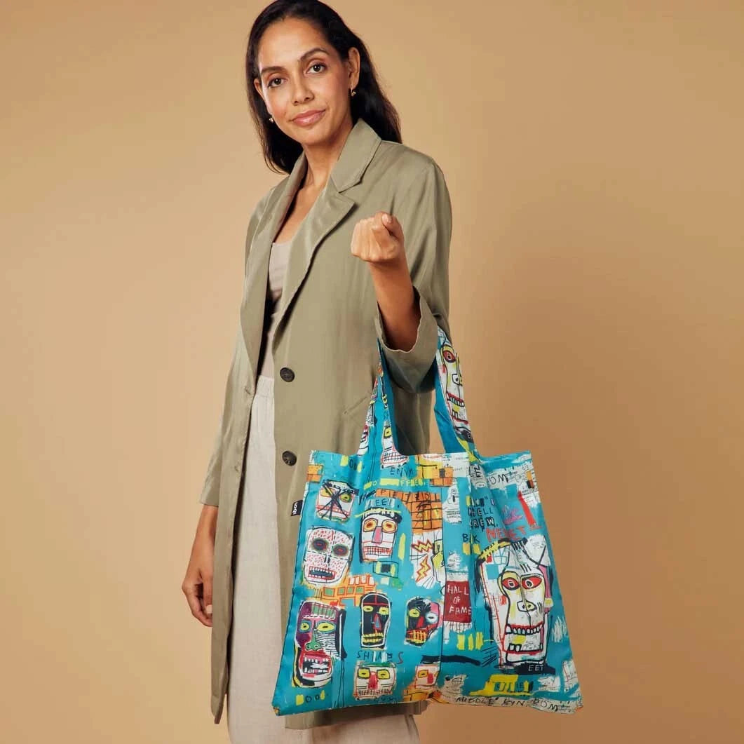 Jean-Michel Basquiat Skull Recycled Bag