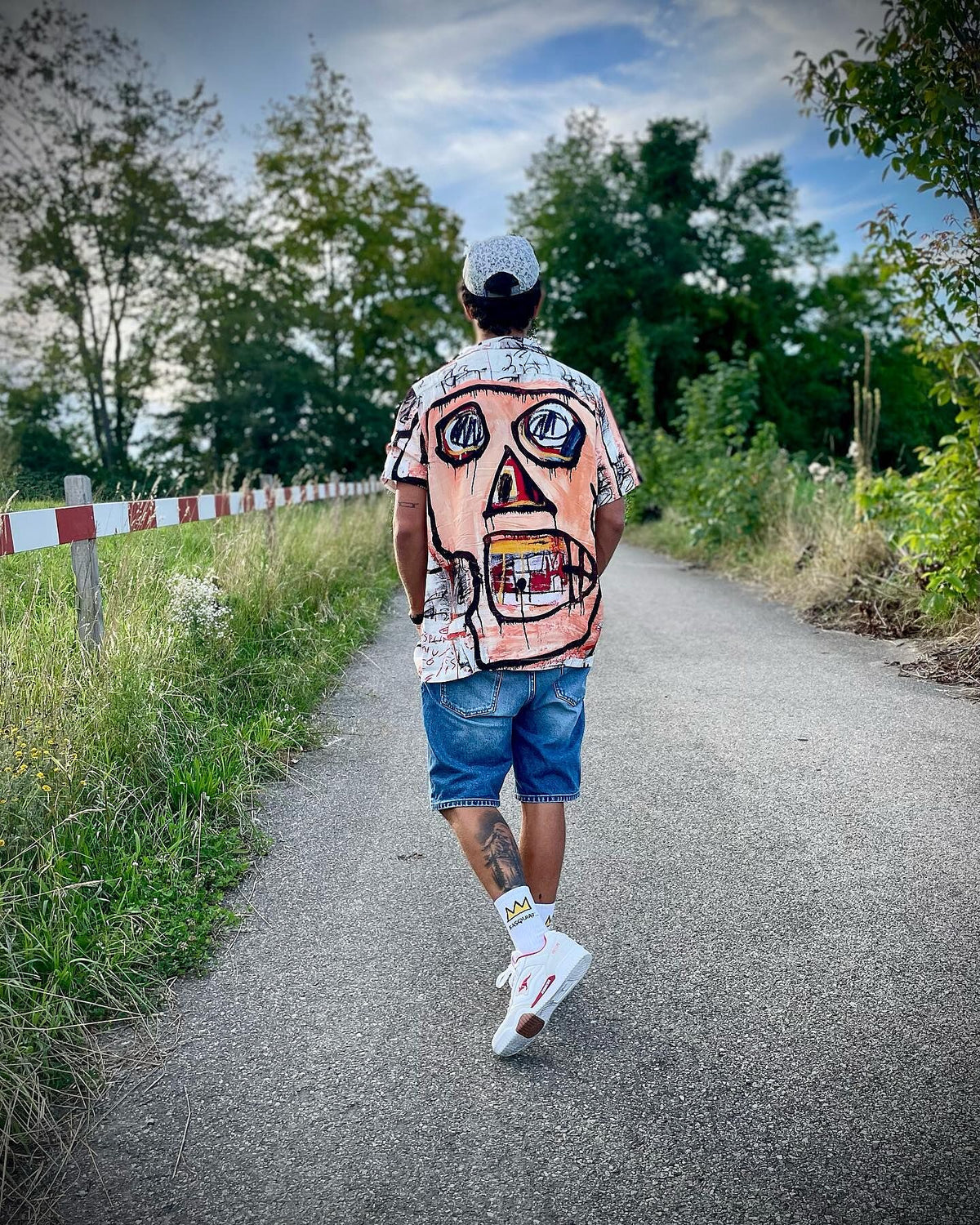 Athletic Basquiat Crown Socks