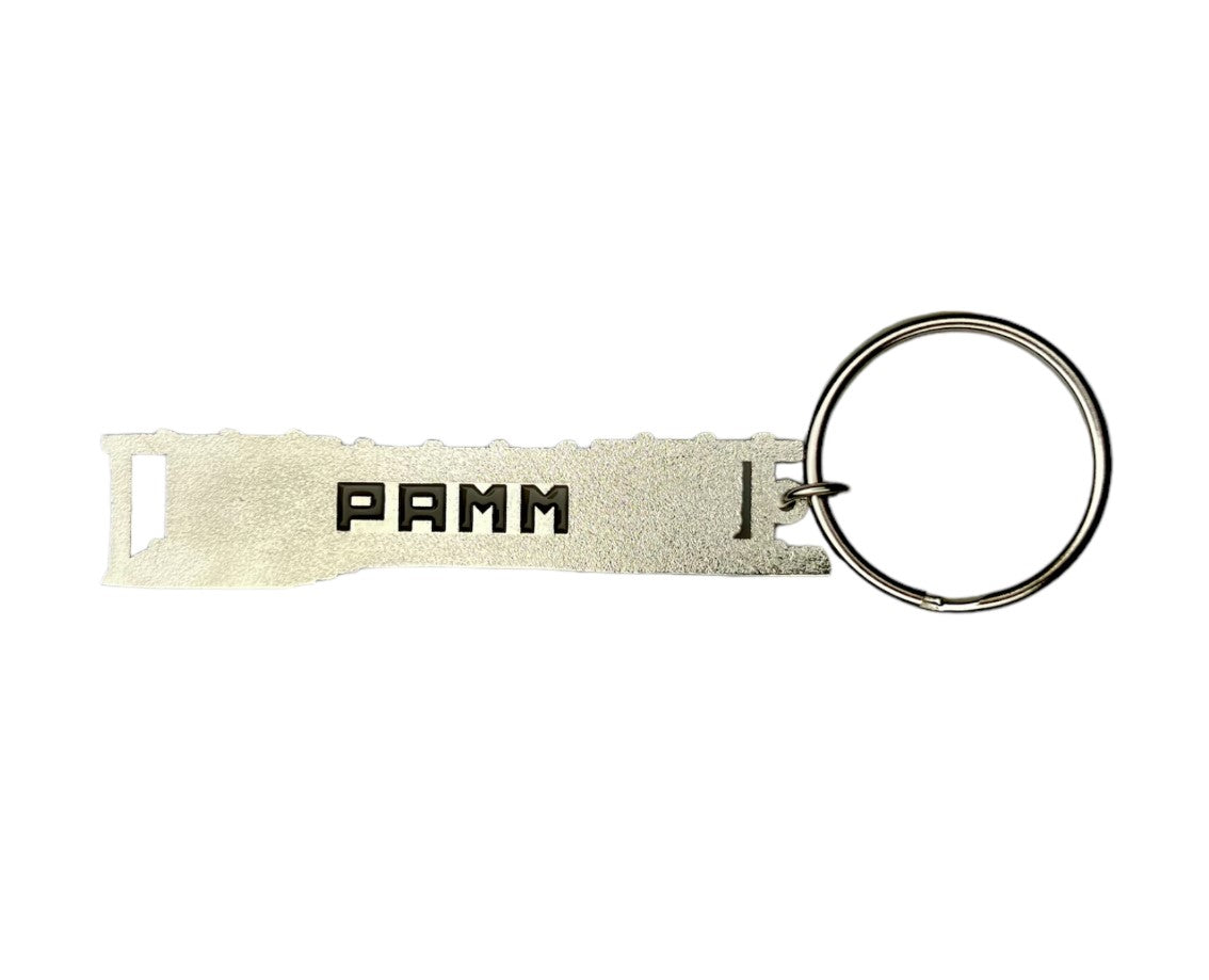 PAMM Building Enamel Keychain