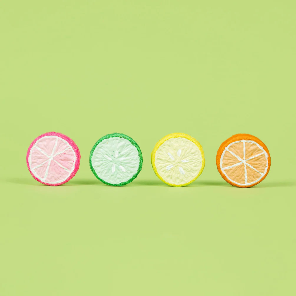 Handmade Citrus Slices Sidewalk Chalk