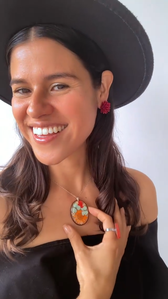 Melon Seeds Earring Studs - Flower Power