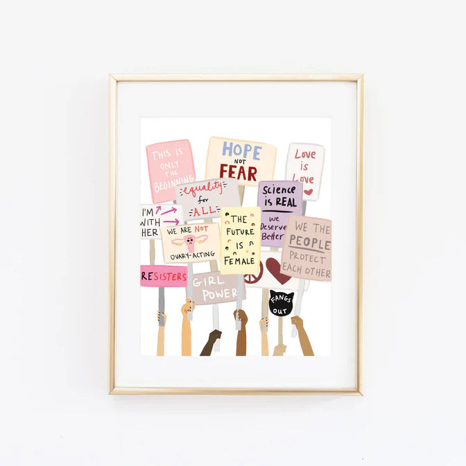 Women's March Art Print