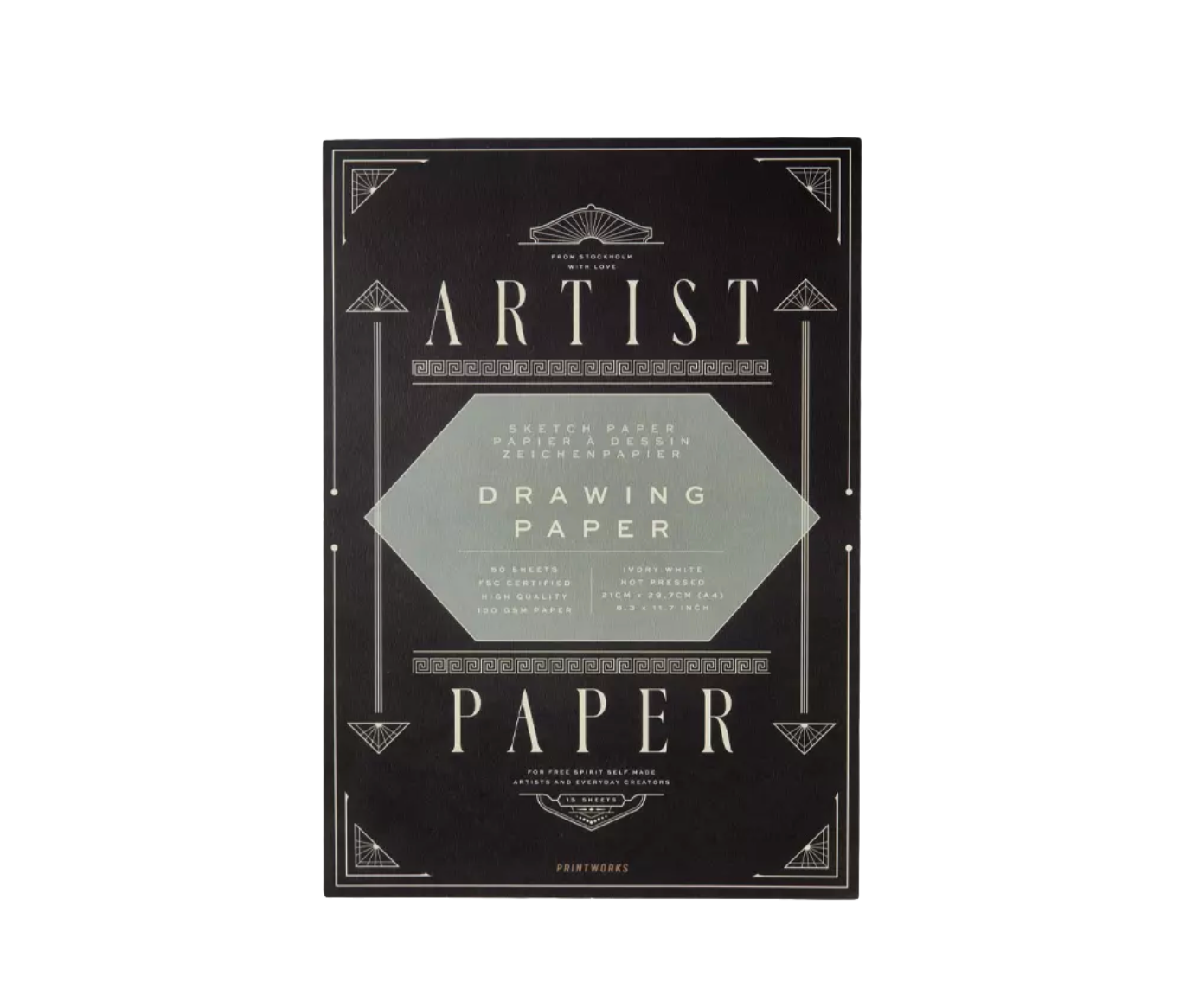 Creativ Artist Line Sketch Paper Pad - A3 (30 sheets) - Highlight Crafts